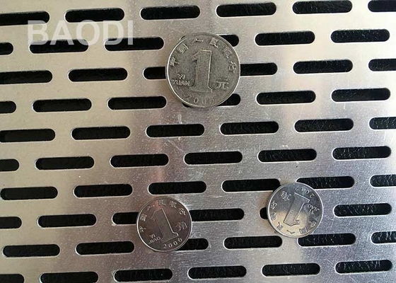 Αυλακωμένη οθόνη 3.5mm προστασίας τρυπών διατρυπημένο πλέγμα αλουμινίου