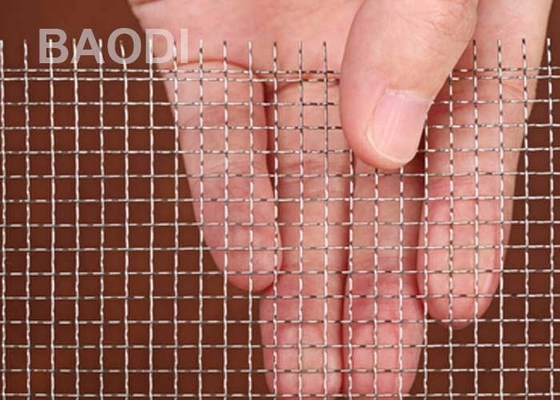 Πλάτος 1.5m σαφούς ύφανσης πτυχωμένες υφαμένες επιτροπές πλέγματος καλωδίων
