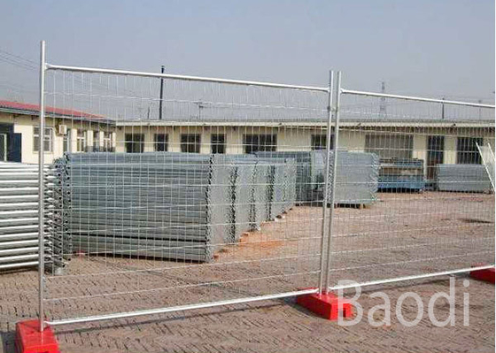 Εύκαμπτα 60 X 150mm προσωρινός σίδηρος άνθρακα πλέγματος γαλβανισμένος φράκτης για τους χώρους στάθμευσης