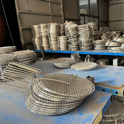 260 / 300mm μήκος Barbecue Wire Mesh και BBQ Mesh Εργαλεία μαγειρέματος με ατσάλινα grill grates