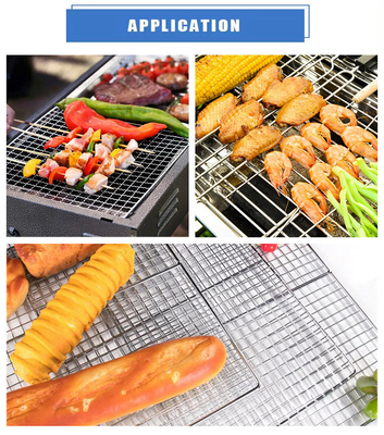 Ατσάλινο Grill Mesh με ανθεκτική επικάλυψη και εσωτερικό καλώδιο 2,5 mm Η τέλεια προσθήκη στα εργαλεία μπάρμπεκιου σας