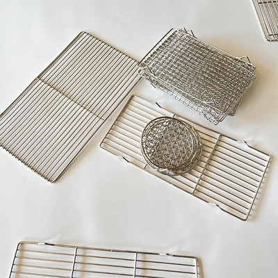 Ατσάλινο Barbecue Wire Mesh απαραίτητο για τη μακροχρόνια εξωτερική μαγειρική σε ξύλινα γκριλ και αδιάβροχο
