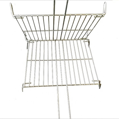 25*30 Ζυγισμένο ορθογώνιο μπάρμπεκιου Grill Δίκτυο μπάρμπεκιου Wire Mesh με λαβή
