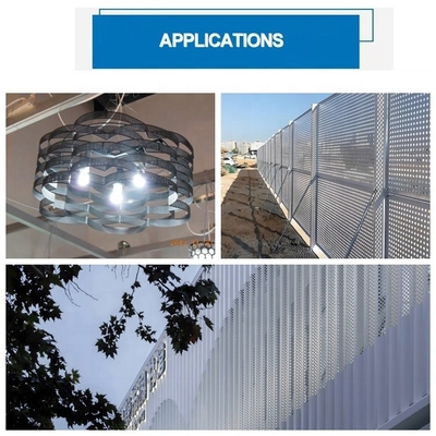 Υλικό φίλτρου Custom Metal Perf Πολυδιάστατα σχέδια πάνελ για οποιαδήποτε αρχιτεκτονική και βιομηχανική εφαρμογή 0.5-3.0m