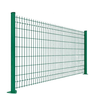 Τελικά πλαίσια επικαλυμμένα με PVC 3D Πίνακες φράχτη ανθεκτικό τρίγωνο πλέγμα για σύγχρονους κήπους και εξωτερικούς χώρους