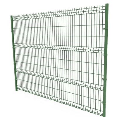 Φράχτης Post Caps PVC επικαλυμμένο 3D καμπυλωτό συγκολλημένο σύρμα πλέγμα Φράχτης για Yard άμεση πράσινο μέταλλο σίδηρο κήπο φράχτες Φράχτης ασφαλείας