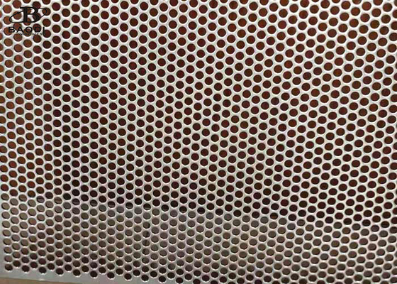 0.8mm στρογγυλό πλέγμα ανοξείδωτου τρυπών διατρυπημένο ανώτατο όριο