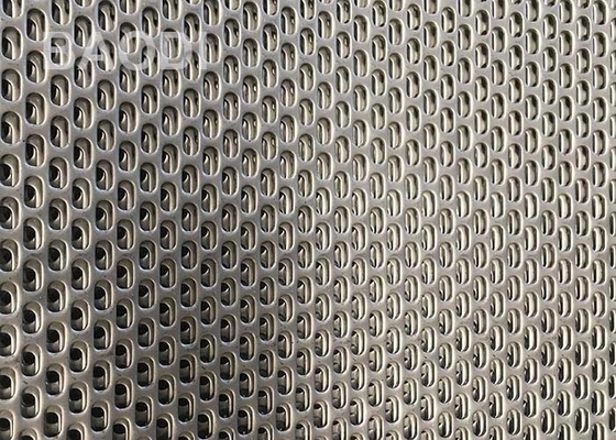 Αυλακωμένη οθόνη 3.5mm προστασίας τρυπών διατρυπημένο πλέγμα αλουμινίου
